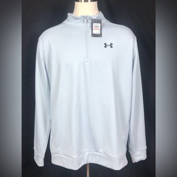 Under Armour Other - Under Armour Men's 3XL Light Gray 3/4 Zip Standup Collar Pullover READ DESCRIPT.